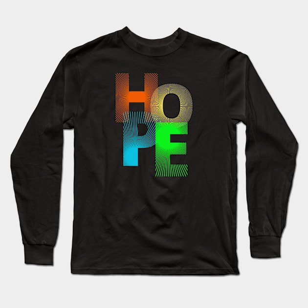 Ethereal Threads: A Tapestry of Hope Long Sleeve T-Shirt by Teeeshirt